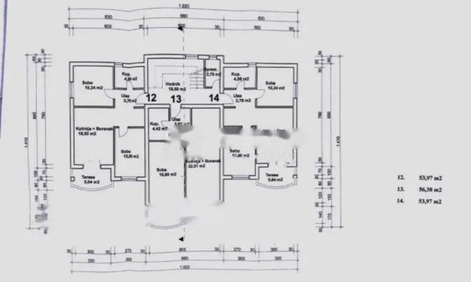 Недвижимость Частный дом 883 м², Центр Опатии: 13