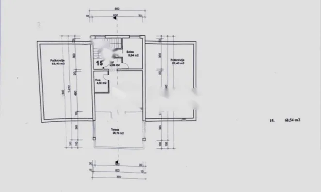 Недвижимость Частный дом 883 м², Центр Опатии: 14