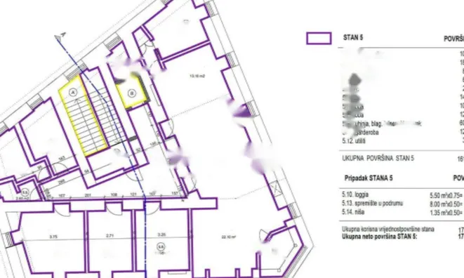 Недвижимость Четырехкомнатная квартира, Опатия: 16