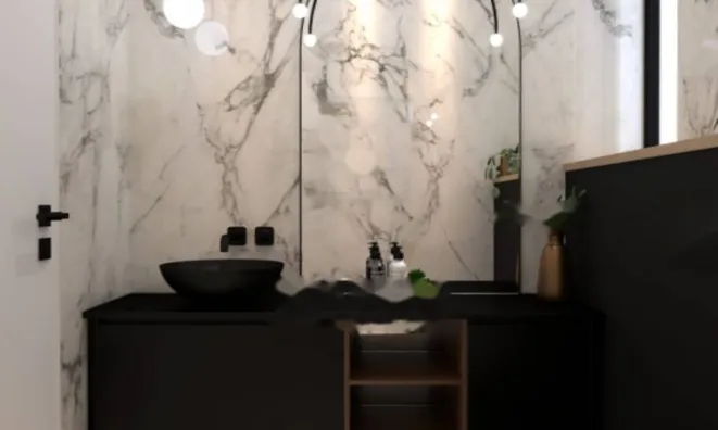 Недвижимость Четырехкомнатная квартира на третьем этаже в Побри, Опатия: 19