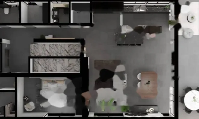 Недвижимость Четырехкомнатная квартира на третьем этаже в Побри, Опатия: 45