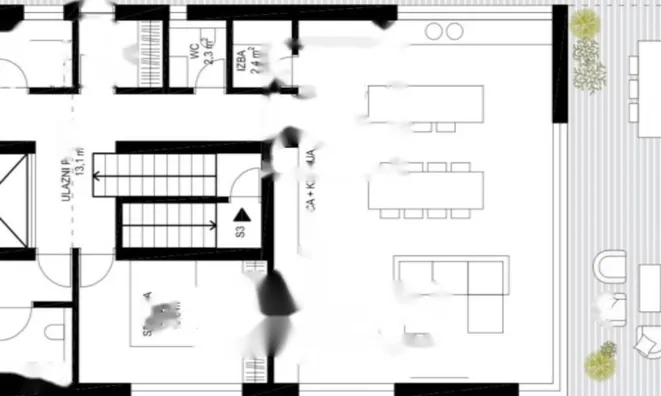 Недвижимость Четырехкомнатная квартира на третьем этаже в Побри, Опатия: 46