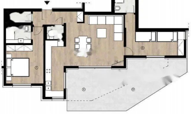 Недвижимость Трехкомнатная квартира в центре: 15