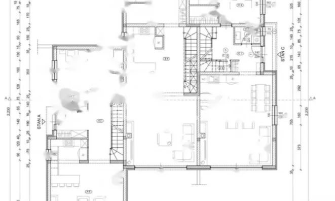 Недвижимость Четырехкомнатная квартира Побрии: 3