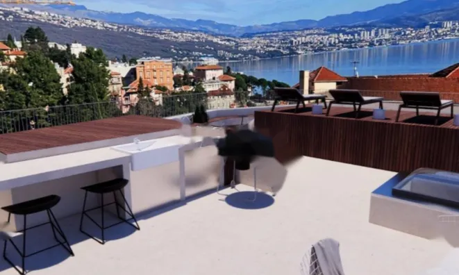 Недвижимость Четырехкомнатная квартира в центре Опатии: 10