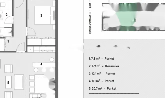 Недвижимость Двухкомнатная квартира Побри: 27