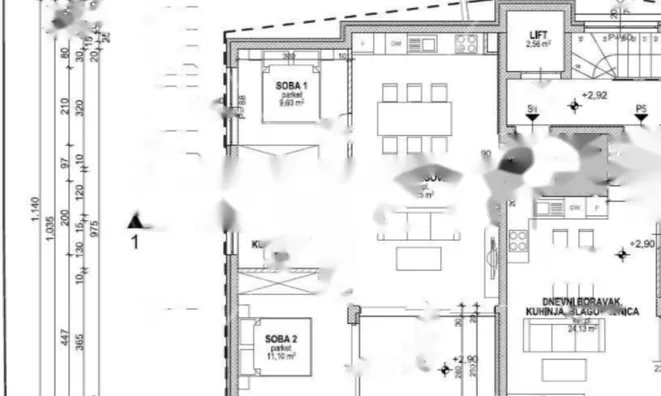 Недвижимость Трехкомнатная квартира в центре Опатии: 5