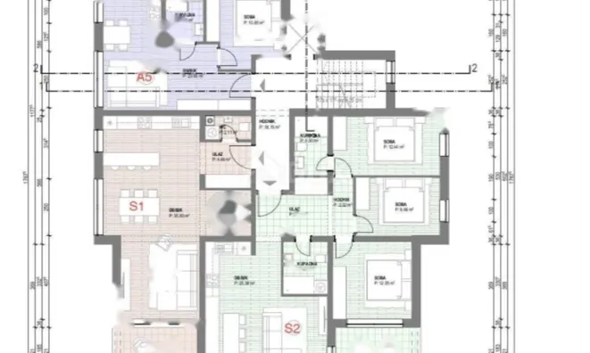 Недвижимость Четырехкомнатная квартира в центре: 3