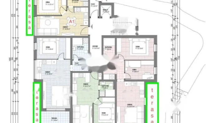 Недвижимость Двухкомнатная квартира, Центр: 4