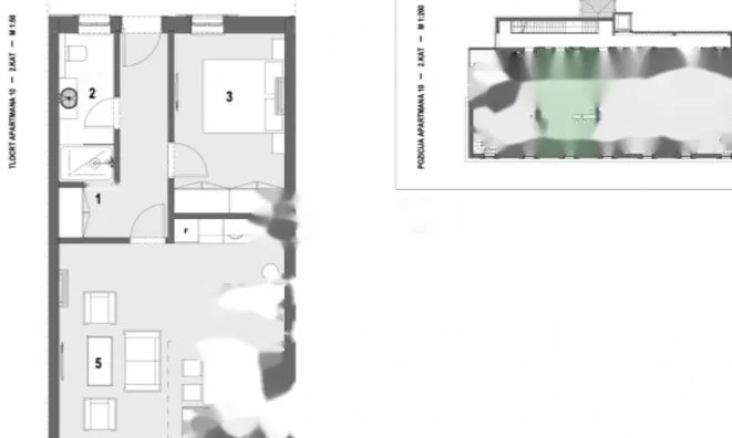 Недвижимость Трехкомнатная квартира, Побри: 31