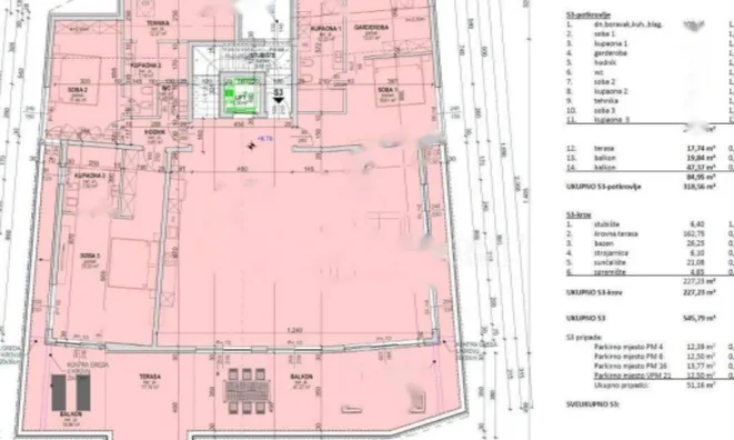 Недвижимость Четырехкомнатная квартира в центре Опатии: 16