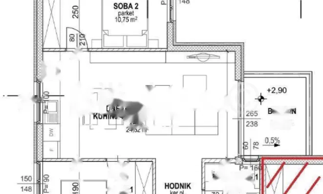 Недвижимость Двухкомнатная квартира в Центре: 5