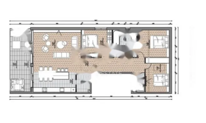 Недвижимость Четырехкомнатная квартира в центре: 4