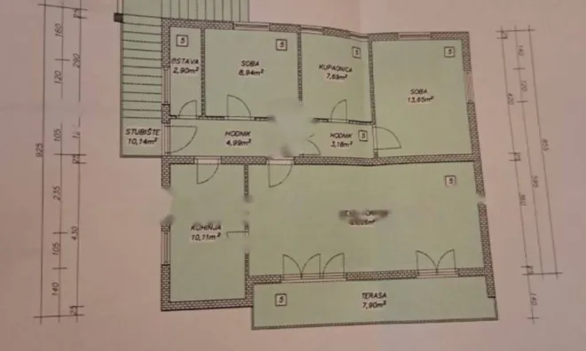 Недвижимость Трехкомнатная квартира в Опатии: 10