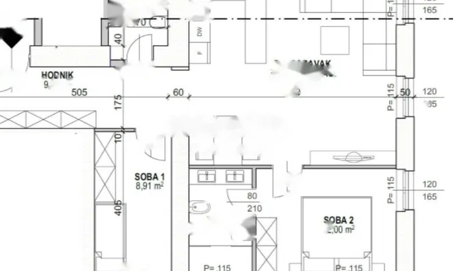 Недвижимость Трёхкомнатная квартира в Центре: 13