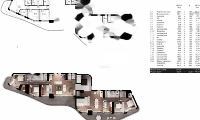 Недвижимость Трёхкомнатная квартира в центре: 9