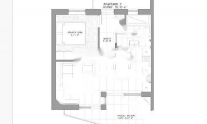 Недвижимость Двухкомнатная квартира, Центр: 4