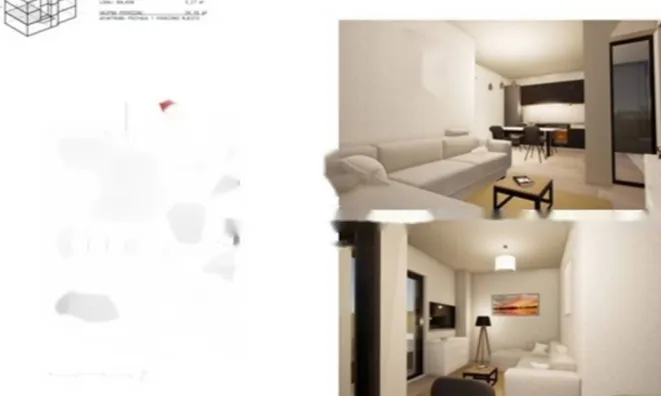 Недвижимость Двухкомнатная квартира, Центр: 4