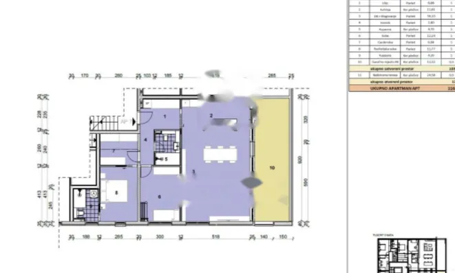 Недвижимость Трёхкомнатная квартира на Побрях: 26