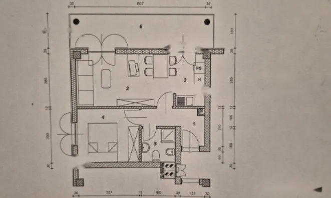 Недвижимость Двухкомнатная квартира в Пиране: 23