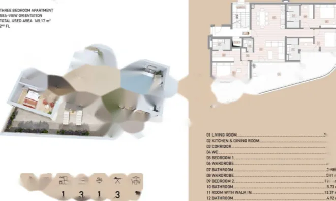 Недвижимость Четырехкомнатная квартира в центре Опатии: 3