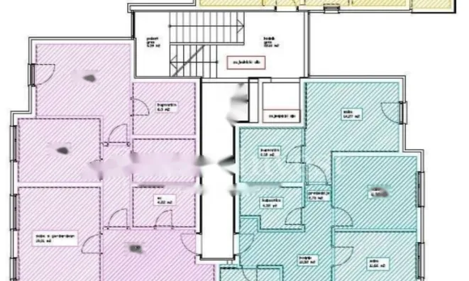 Недвижимость Четырехкомнатная квартира, центр, Опатия: 22