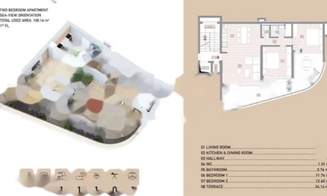 Недвижимость Трехкомнатная Квартира Центр Опатия: 3