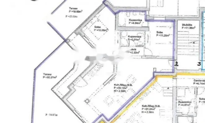Недвижимость Трёхкомнатная квартира в Центре: 3