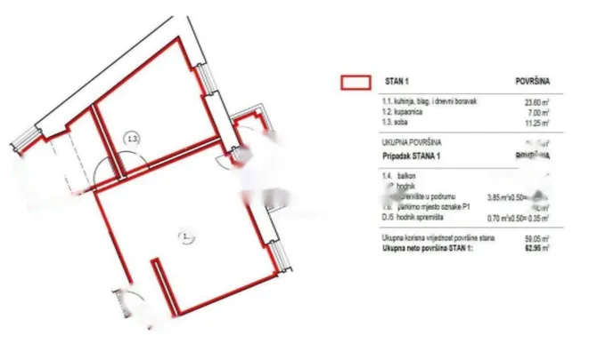 Недвижимость Двухкомнатная квартира в центре Опатии: 4