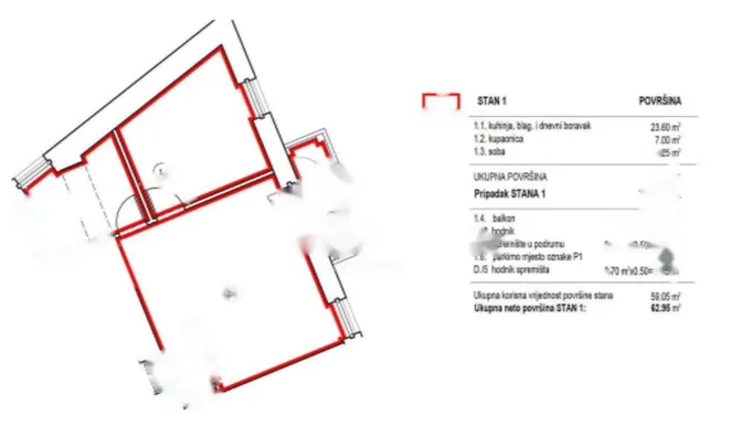 Недвижимость Двухкомнатная квартира в центре Опатии: 21