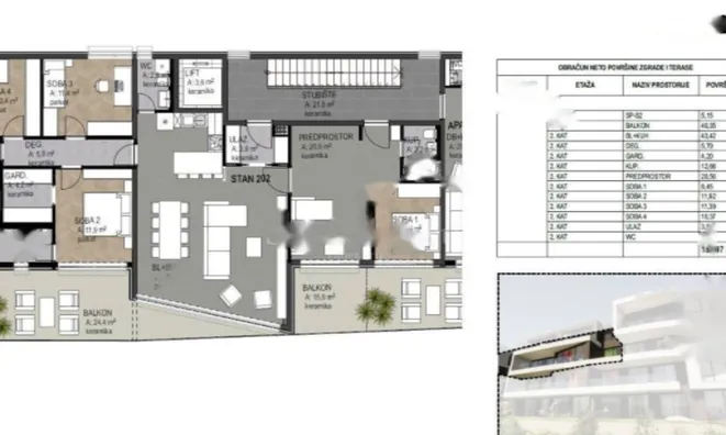 Недвижимость Квартира на втором этаже, Центр, Опатия: 6