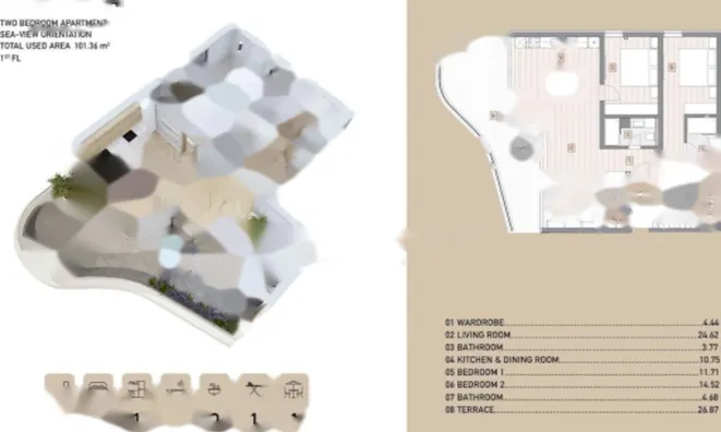 Недвижимость Трёхкомнатная квартира в центре: 1