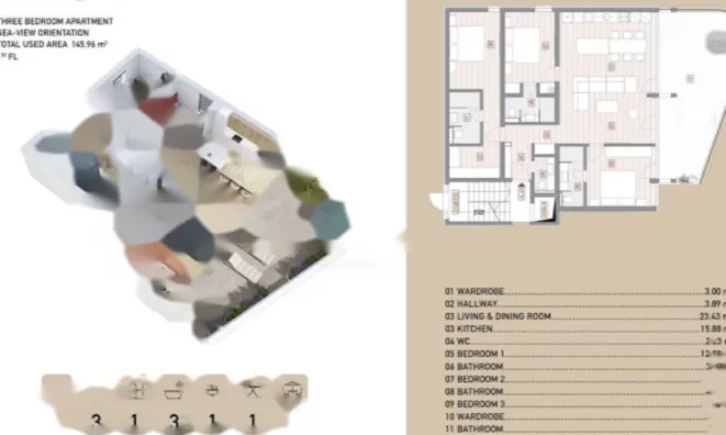 Недвижимость Четырёхкомнатная квартира, Центр: 4