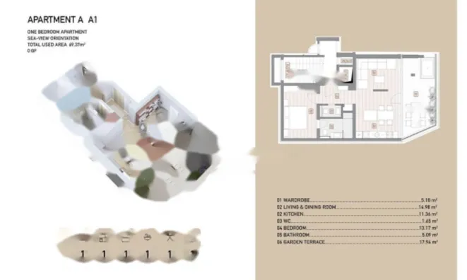 Недвижимость 2-комнатная квартира, Центр: 5
