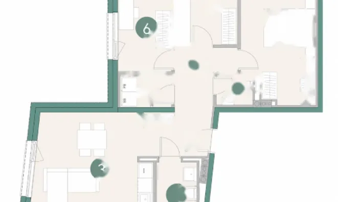 Недвижимость Четырехкомнатная квартира на улице Шлосарева: 4