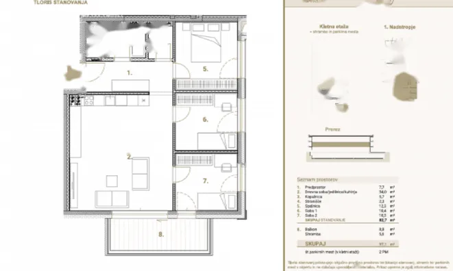 Недвижимость Квартира, 4 комнаты Трново: 3