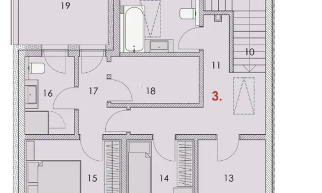 Недвижимость Квартира, 4 комнаты, Йежица: 2