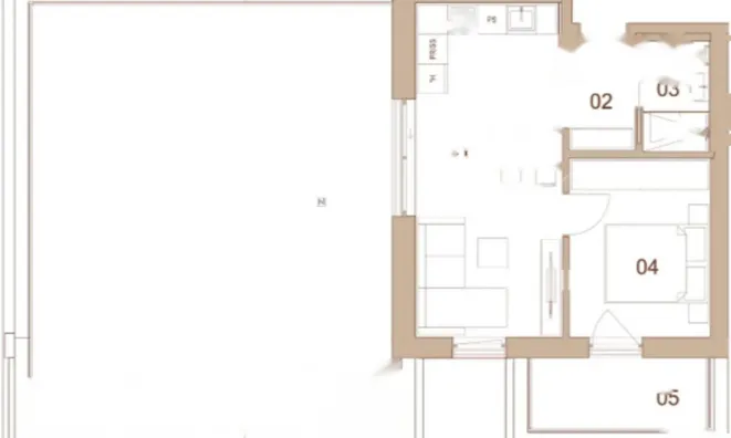 Недвижимость 2-комнатная квартира Центр: 1