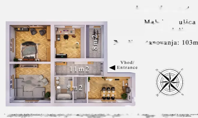 Недвижимость Квартира, 4 комнаты Новое Коделеево: 2