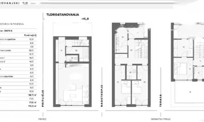 Недвижимость Дом с террасой Новый Любляна Вич: 14