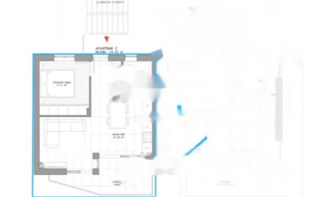 Недвижимость Двухкомнатная квартира в Опатии: 3