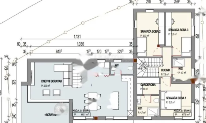 Недвижимость Четырехкомнатная квартира в центре Опатии: 11