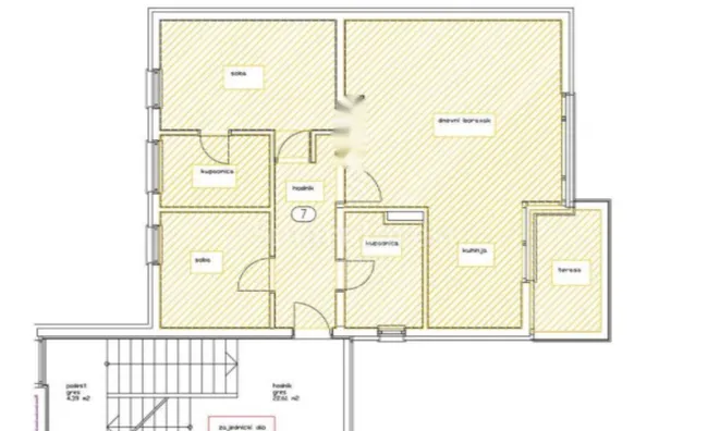 Недвижимость Трехкомнатная квартира, центр: 23