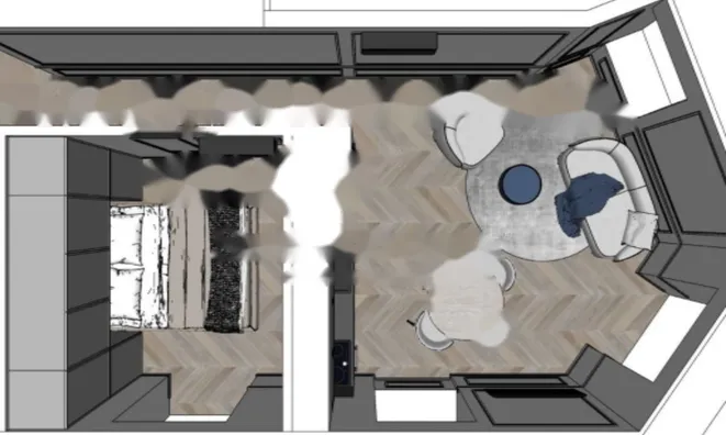 Недвижимость Двухкомнатный на втором этаже в центре Опатии: 5