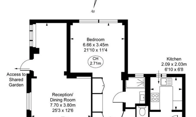 Недвижимость Kings Court South, Chelsea Manor Gardens: 13