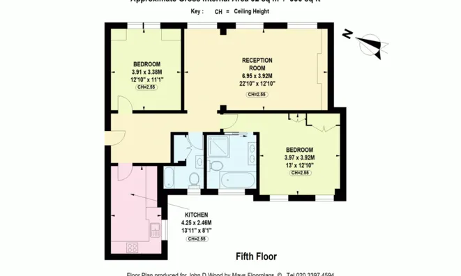 Недвижимость Swan Court, Chelsea Manor Street, Chelsea: 14