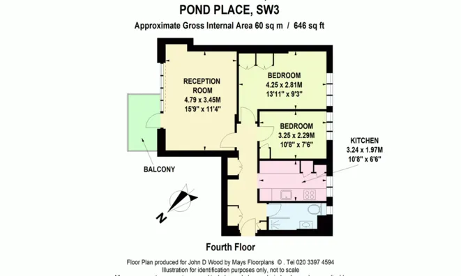 Недвижимость Pond House, Pond Place, Chelsea: 12