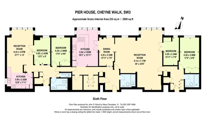 Недвижимость Cheyne Walk, Chelsea: 16