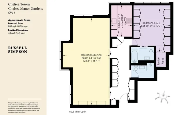Недвижимость Chelsea Towers, Chelsea Manor Gardens, Chelsea: 14