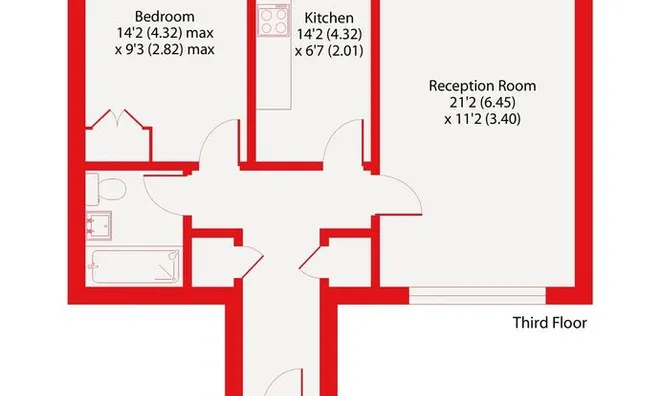 Недвижимость Rubens Place, Clapham: 14